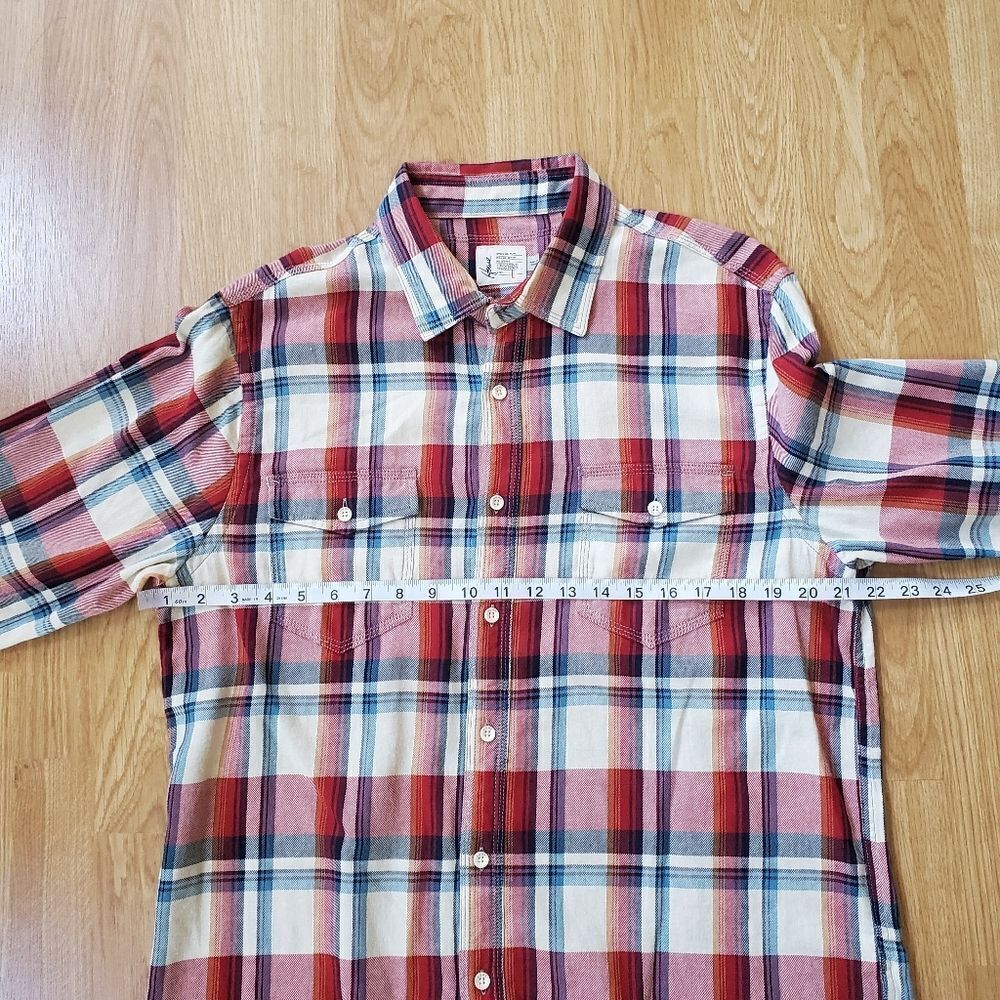 Howe Creative Workforce Button Up Flannel Shirt S… - image 5
